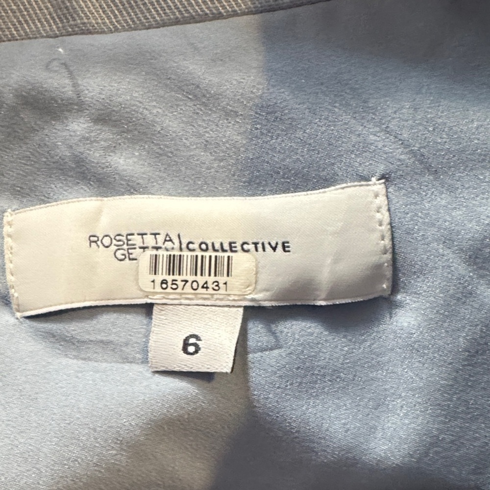 Rosetta Getty Light Blue Double-Breasted Blazer - Picture 4 of 4